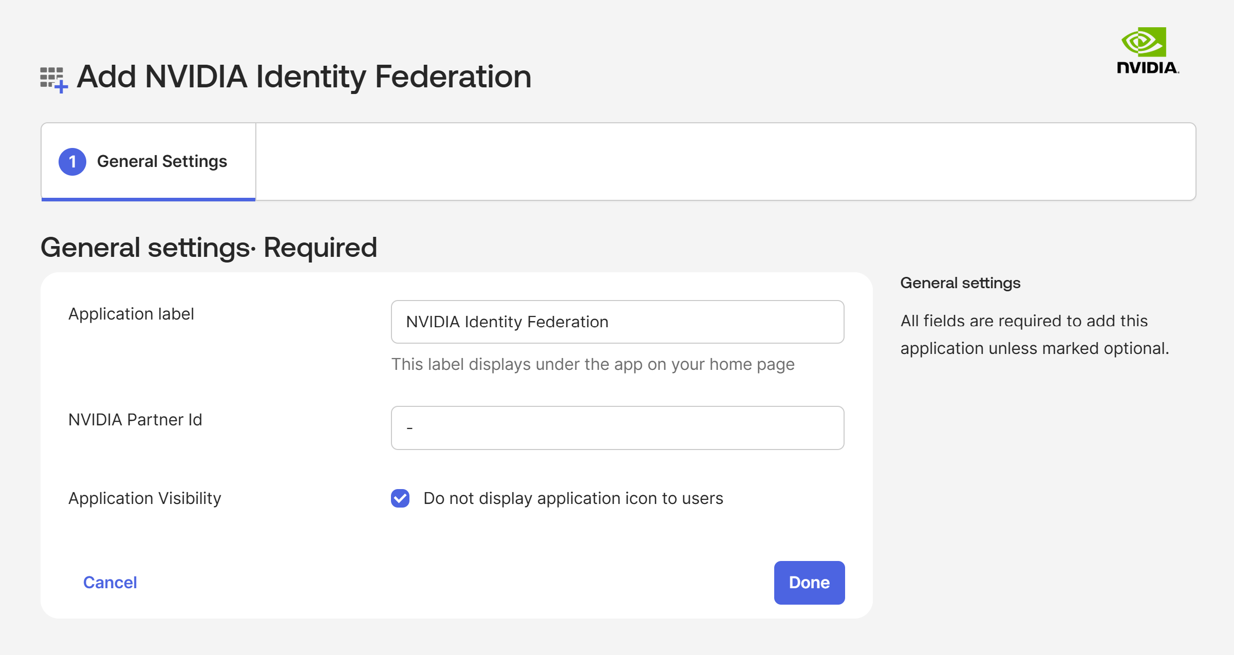 NVIDIA Identity Federation